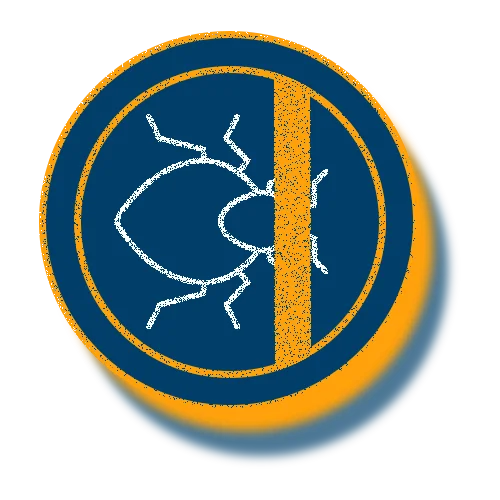 circular bed bug icon