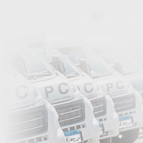 sopc-branded service vehicles ready for fast cockroach extermination in cairo